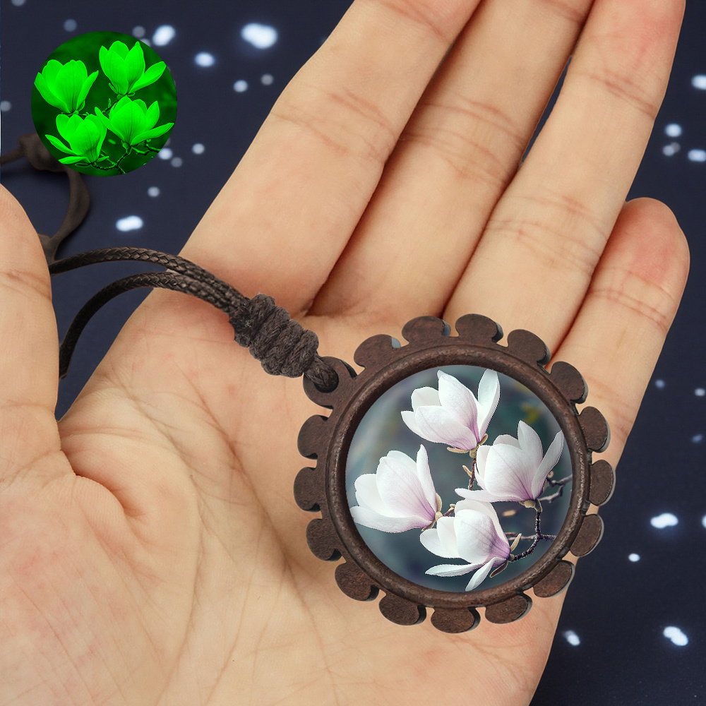 Women's Vintage Bohemian Floral Pendant Necklace, Everyday Gift